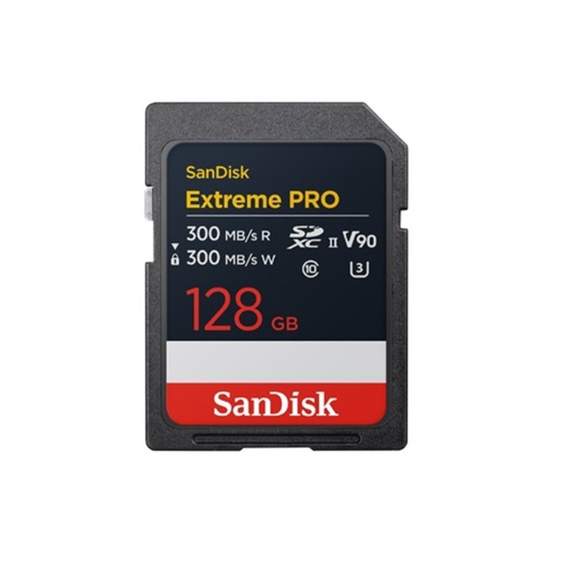 [サンディスク] サンディスク エクストリーム プロ SD UHS-IIカード（V90）128GB SDSDXDM-128G-JNJIP
