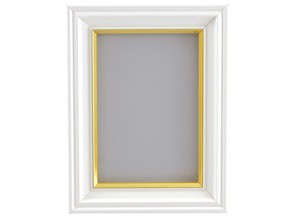 【在庫限り】［FUJICOLOR］肖像額縁 1/2Lサイズ パールホワイト