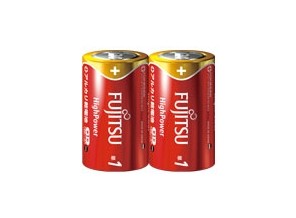 ［富士通］アルカリ電池 LR20FH(2S) 単1形 2本パック[5入]　※元箱出荷※