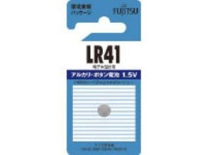 ［富士通］アルカリボタン電池 LR41C BN（5入）　※元箱出荷※