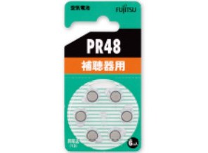 ［富士通］空気電池 PR48 (6B)[10入]　※元箱出荷※