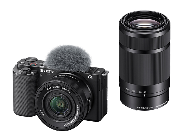 ［SONY］デジタル一眼カメラ VLOGCAM ZV-E10X ブラック ダブルズームレンズキット