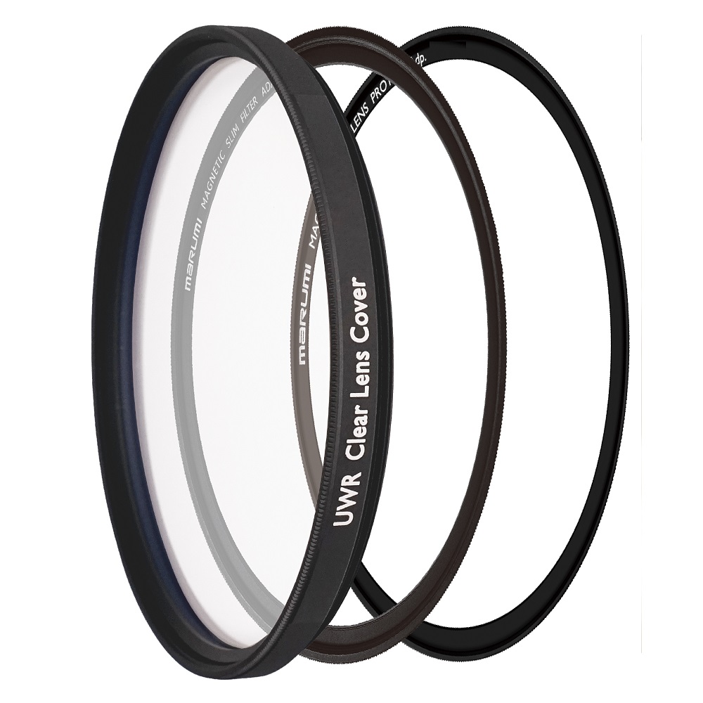 [Marumi] 超撥水UWRクリアレンズカバーマグネットアダプターキット 82mm