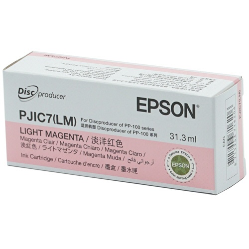 [EPSON] CD/DVDデュプリケーターインクカートリッジ ライトマゼンタ PJIC7LM